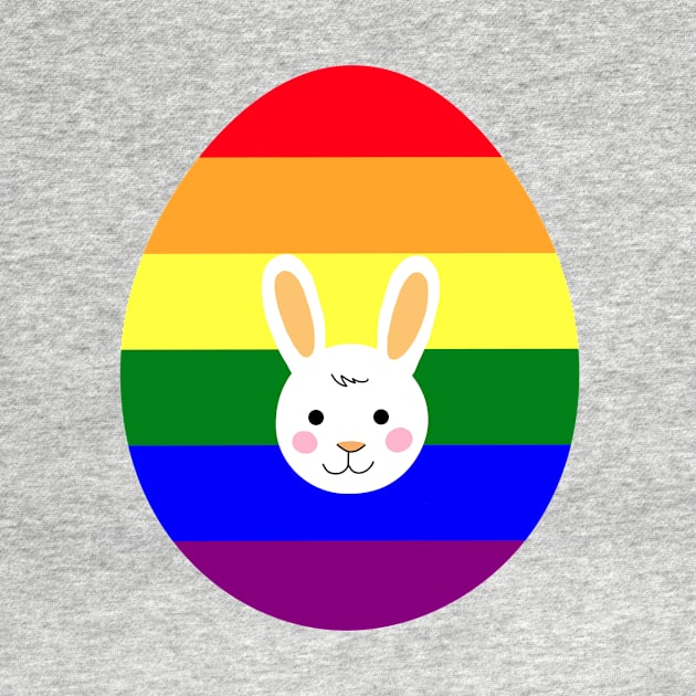 Happy Easter gay pride holiday celebration concept. by Nalidsa